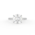18K Solitaire Diamond Ring — TOP