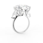 18K Solitaire Cushion Diamond Ring — 3D VIEW