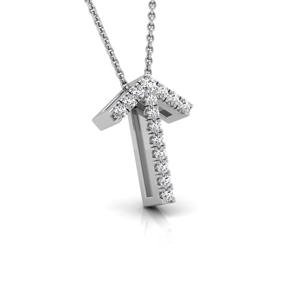 vimg:FJ1434|vimg:FJ1438|18K White Gold Tiwaz Viking Round Diamond Pendant — RIGHT
