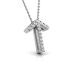 vimg:FJ1434|vimg:FJ1438|18K White Gold Tiwaz Viking Round Diamond Pendant — RIGHT