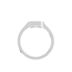 18K Bespoke Cushion Bezel Diamond Ring — FRONT
