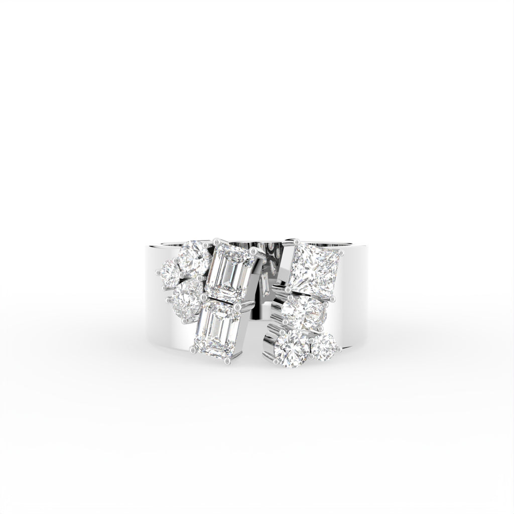 18K Bespoke Diamond Ring — TOP