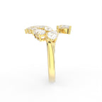 Sterling Silver Diamond Ring — 3D / RIGHT