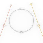 18K Diamond Bracelet — 3 COLOR