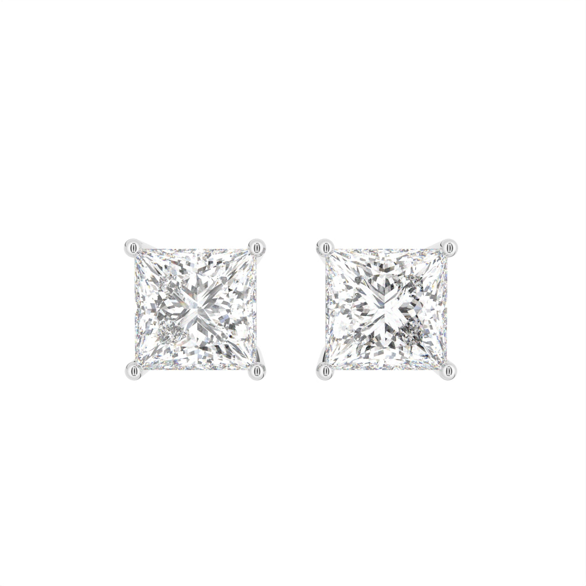 vimg:FJ2042|vimg:Z01872|18K Solitaire Diamond Earrings — TOP