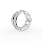 18K Openwork Pave Diamond Ring — 3D VIEW