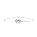 18K Gold Oval Diamond Bracelet — TOP