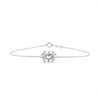 18K Gold Oval Diamond Bracelet — TOP
