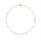 Sterling Silver Diamond Necklace — TOP