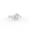 vimg:Z00303|18K White Gold Bespoke Pear Diamond Ring — TOP