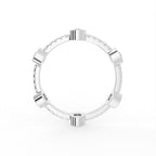 vimg:FJ3003|vimg:FJ3004|vimg:FJ3063|18K Round Diamond Eternity Ring — FRONT