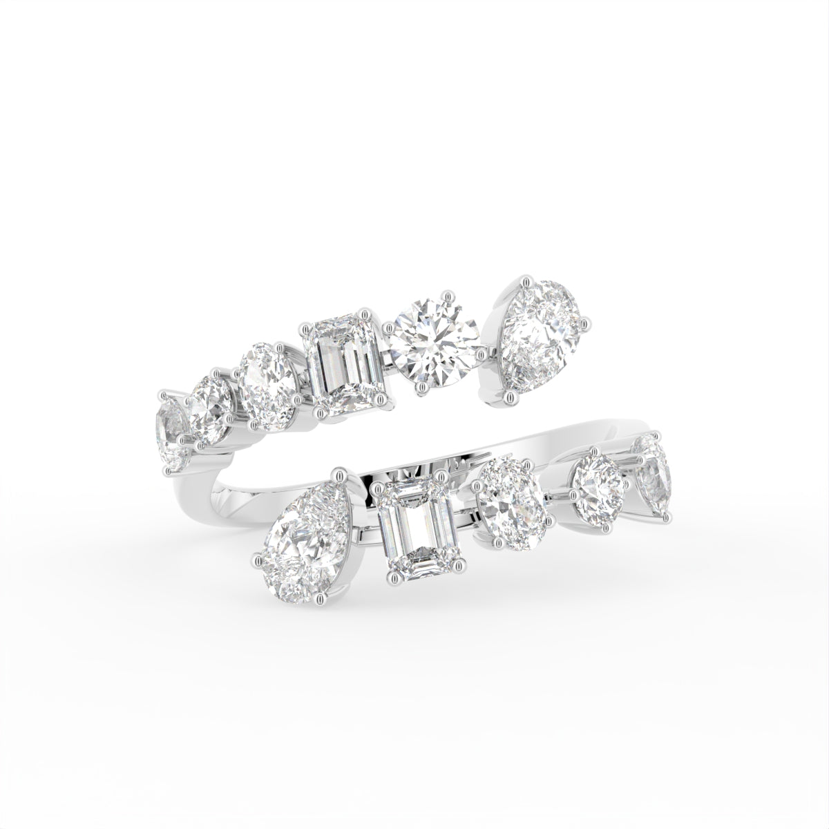 18K Bespoke Diamond Ring — TOP