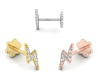 vimg:FJ3777|vimg:FJ3778|vimg:FJ4163|14K Round Diamond Piercing Earrings — 3 COLOR