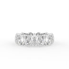 vimg:FJ3270|vimg:FJ3274|vimg:FJ3282|vimg:FJ3284|vimg:FJ3285|14K White Gold Full Eternity Pear Diamond Ring — TOP