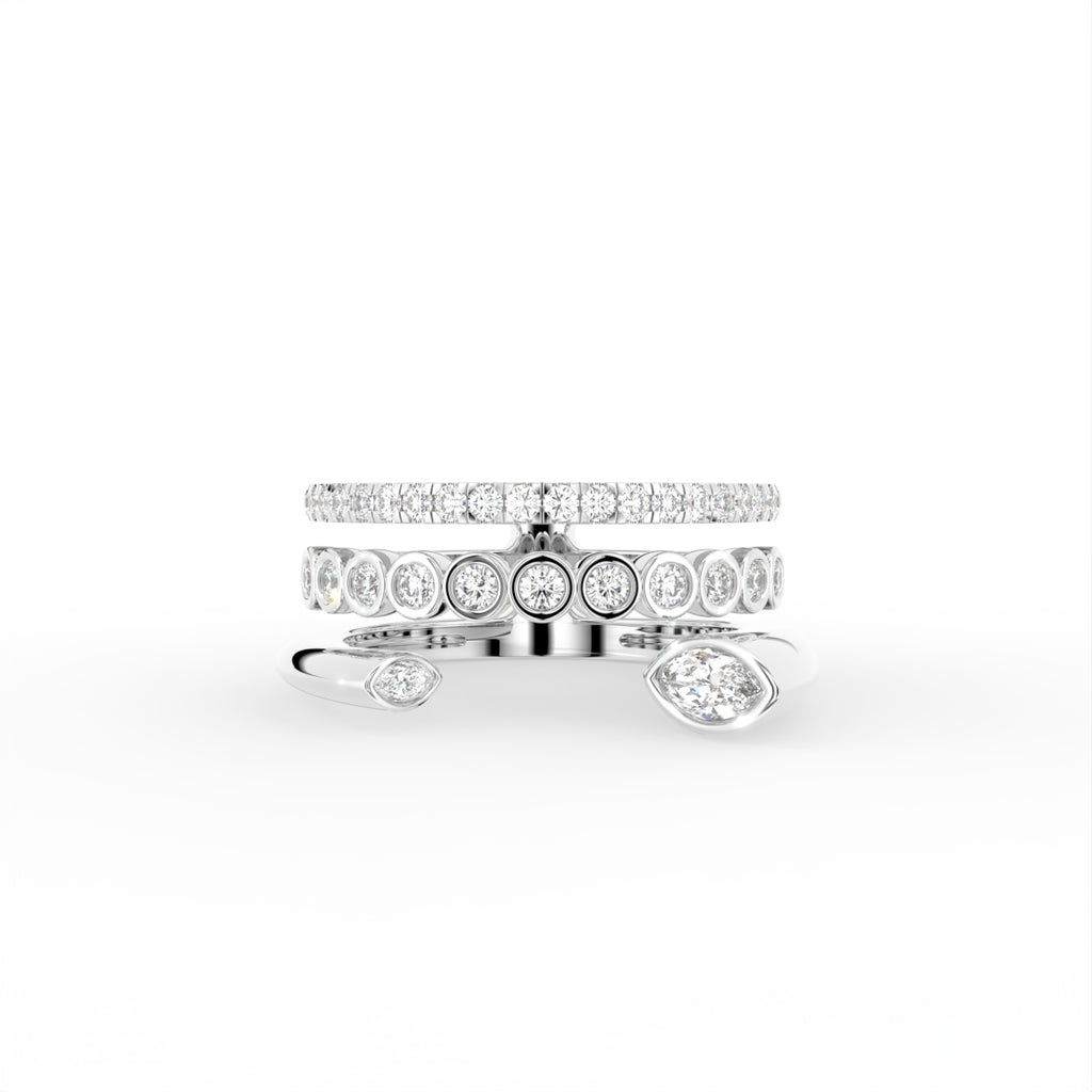 18K Bespoke Diamond Ring — TOP