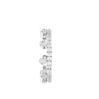 18K Yellow Gold Round Eternity Diamond Ring — SIDE