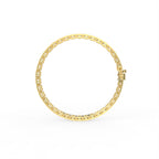 Sterling Silver Diamond Bracelet — FRONT/BACK