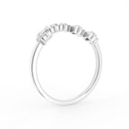 18K White Gold Baguette Diamond Ring — 3D VIEW