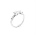18K Bespoke Heart Diamond Ring — 3D VIEW