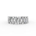 18K White Gold Baguette Diamond Eternity Ring — TOP