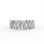 18K White Gold Baguette Diamond Eternity Ring — TOP
