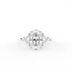 vimg:FJ6880|18K Trilogy Oval Diamond Ring — TOP