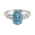 vimg:FJ2427|18K Trilogy Oval Diamond Ring — TOP