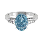 vimg:FJ2427|18K Trilogy Oval Diamond Ring — TOP