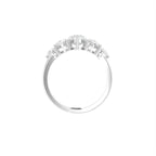 18K Bespoke Heart Diamond Ring — FRONT