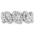 18K Full Eternity Marquise Diamond Halo Ring — 3 COLOR