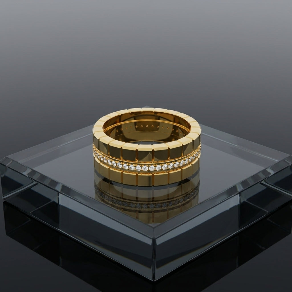 Sterling Silver Diamond Ring