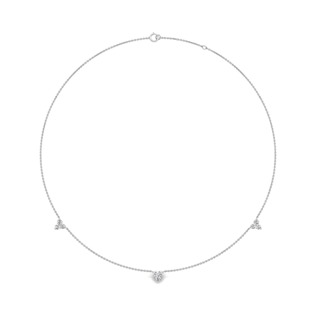 18K Celestial Star and Moon Diamond Necklace — TOP