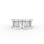 18K Eternity Baguette Diamond Ring — TOP