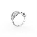 18K Bespoke Diamond Statement Ring — 3D VIEW