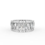 18K Eternity Baguette Diamond Ring — TOP