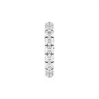 14K Full Eternity Diamond Ring — SIDE