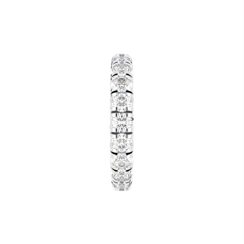 14K Full Eternity Diamond Ring — SIDE