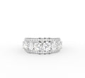 18K Eternity Round Diamond Ring — TOP