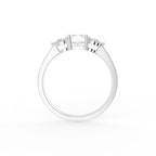 18K Trilogy Diamond Ring — FRONT