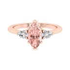 vimg:Z00295|18K Trilogy Pink Marquise Diamond Ring — TOP