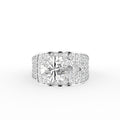 vimg:Z00118|18K White Gold Bespoke Pear Diamond Ring — TOP