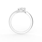 vimg:FJ4889|vimg:FJ6297|14K White Gold Solitaire Marquise Diamond Ring — FRONT