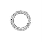 18K Eternity Round Diamond Ring — FRONT