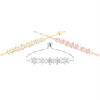 18K Gold Marquise Diamond Bracelet — 3 COLOR