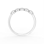 18K White Gold Baguette Diamond Ring — FRONT