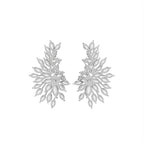 18K Bespoke Marquise Diamond Earrings — BACK