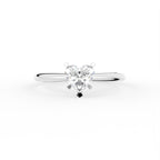 18K Solitaire Diamond Ring — TOP