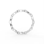 18K Bespoke Diamond Band Ring — FRONT