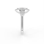 vimg:FJ5236|vimg:FJ5342|14K Halo Marquise Diamond Ring — SIDE