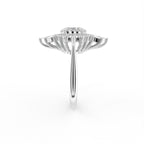 18K Solitaire Diamond Ring — SIDE